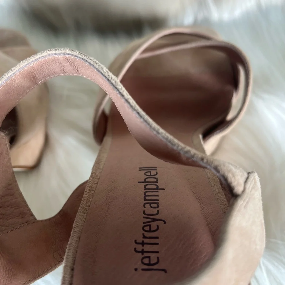 Jeffrey Campbell Tan Platform Sandals